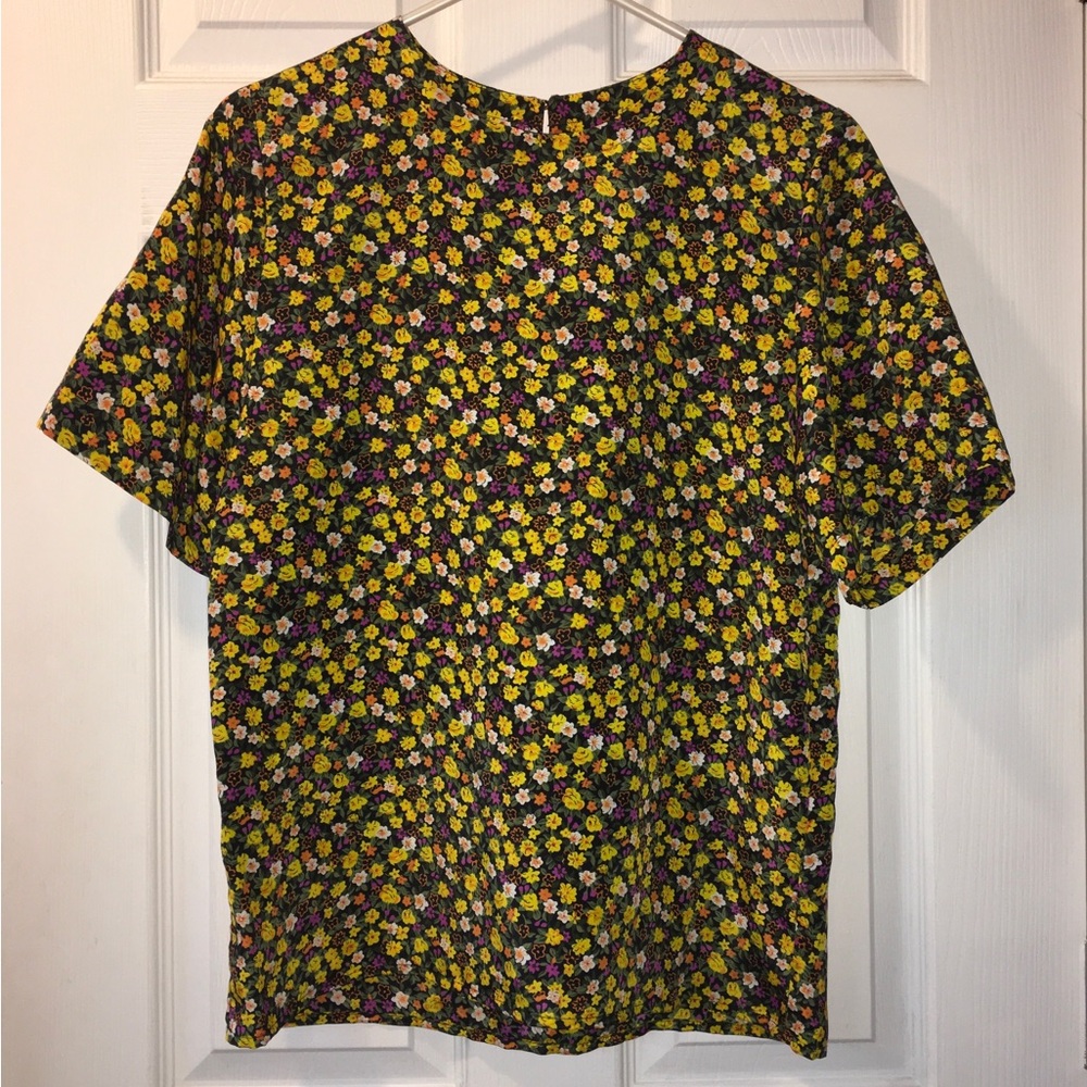 Vintage 🌼 Sara Stephen Flowers Blouse